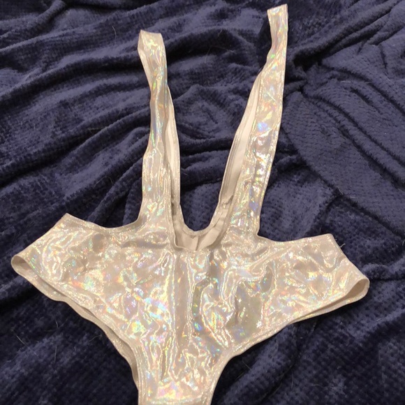 Little Black Diamond suspender booty shorts - Picture 3 of 5